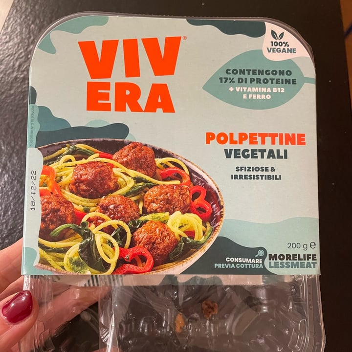 photo of Vivera polpettine vegetali shared by @martifabri on  15 Dec 2022 - review