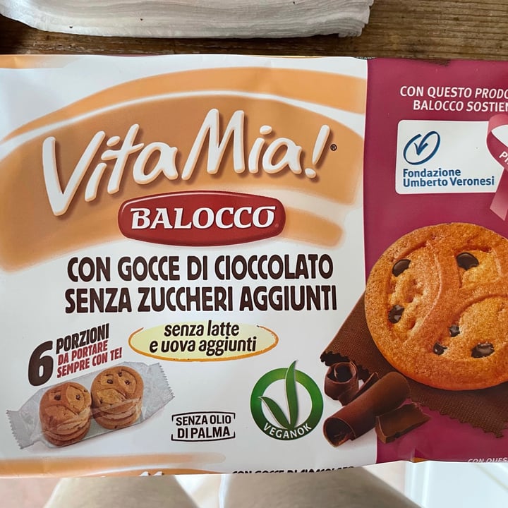 photo of Balocco vita mia con gocce di cioccolato senza zuccheri aggiunti shared by @lulipast on  17 Sep 2021 - review