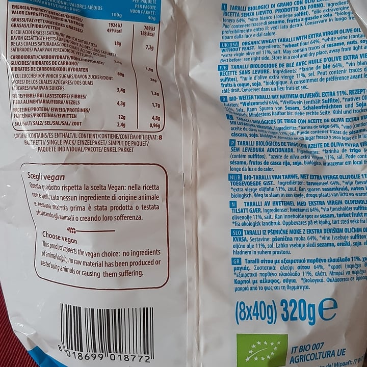review photo of Probios taralli di frumento organic multipack shared by @simona1969 on 31 Aug 2022 - review