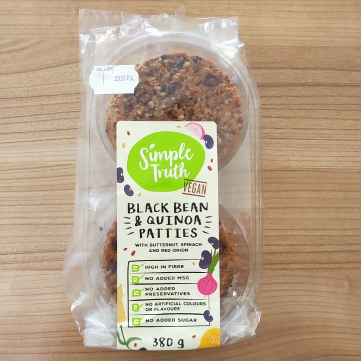 photo of Simple Truth Black Bean & Quinoa Patties shared by @carolize on  14 Jan 2022 - review