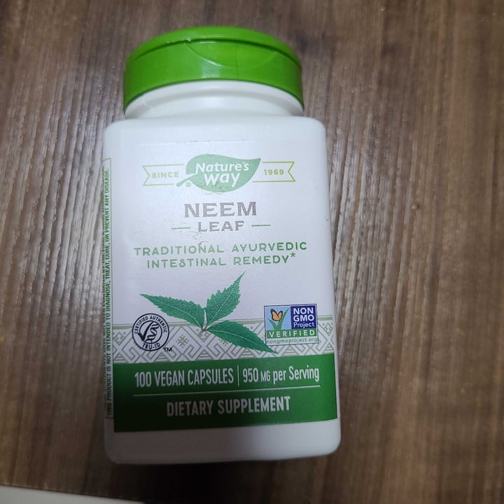 photo of Nature's Way Neem leaf vegan capsules shared by @lindamir on  06 May 2022 - review