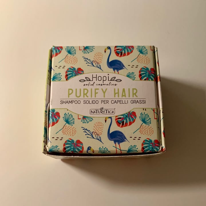 photo of Naturetica Bielli hopi purify hair shampoo solido shared by @francescahoxha on  03 Feb 2021 - review