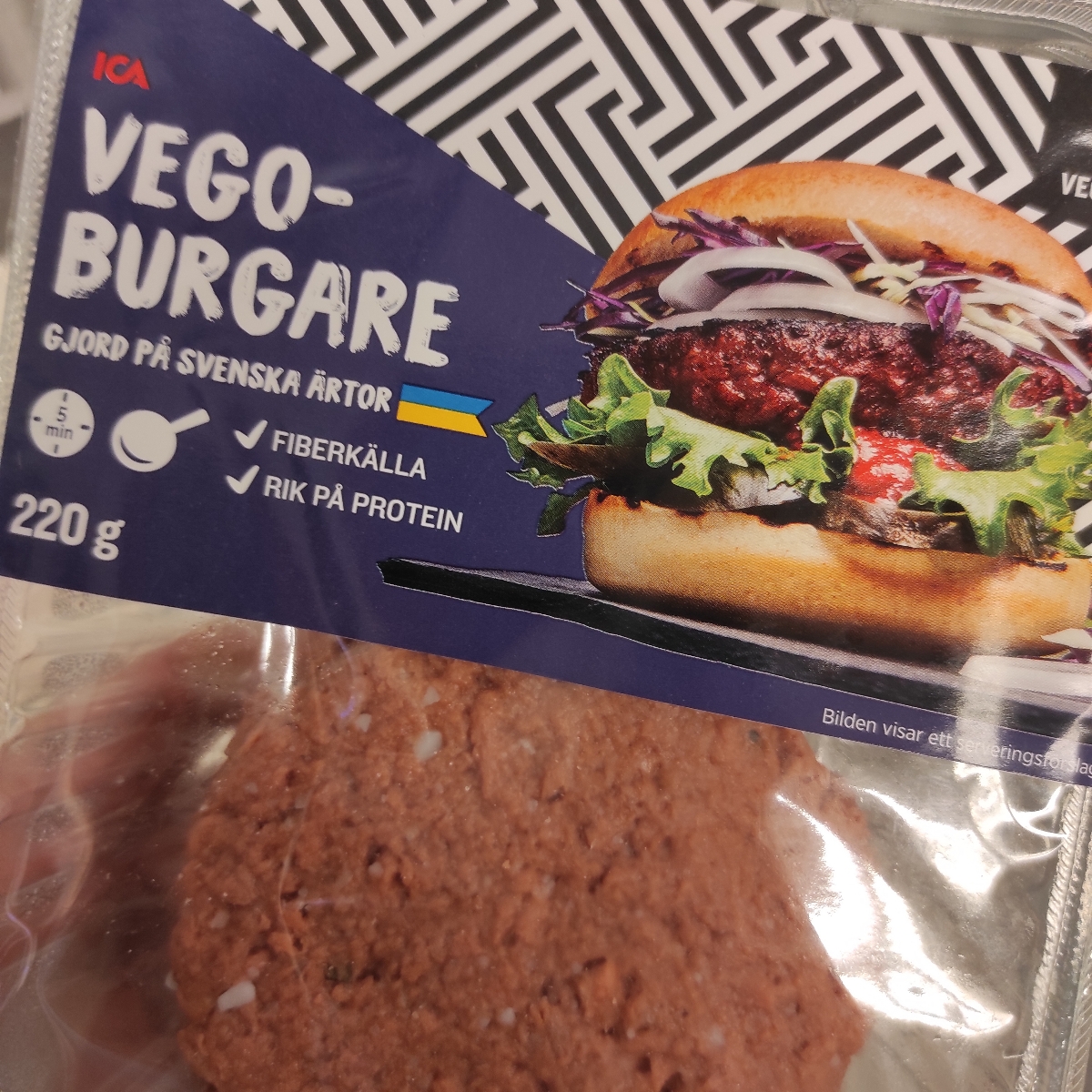 vegan burger from ICA - Vegan Product Reviews & Ratings | abillion