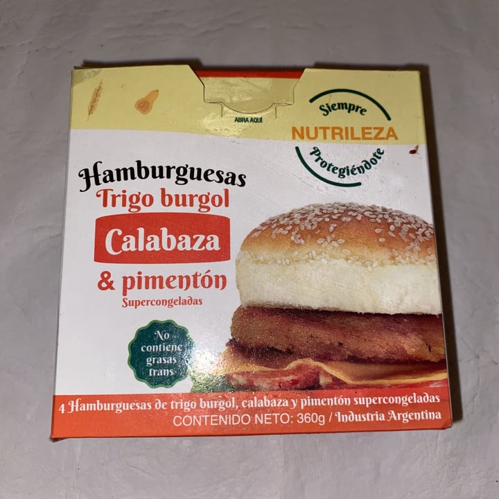 photo of Nutrileza Hamburguesa De Calabaza Y Pimentón shared by @1234sb on  29 Mar 2021 - review