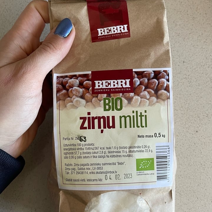 photo of Bebri Bio zirnu milti shared by @robyburba on  14 Apr 2022 - review