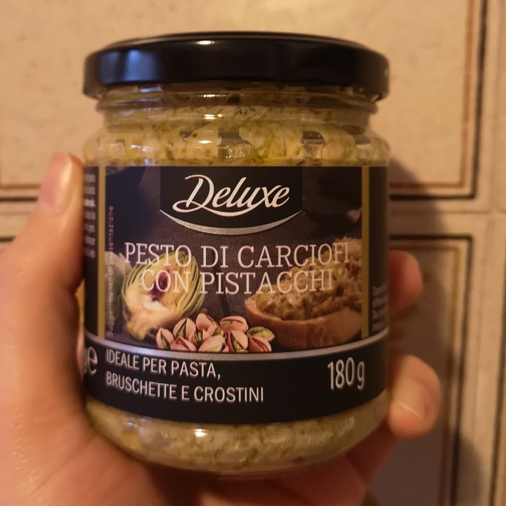 photo of Deluxe Pesto di Carciofi Con Pistacchi shared by @aleveganfoodlover on  16 Dec 2022 - review