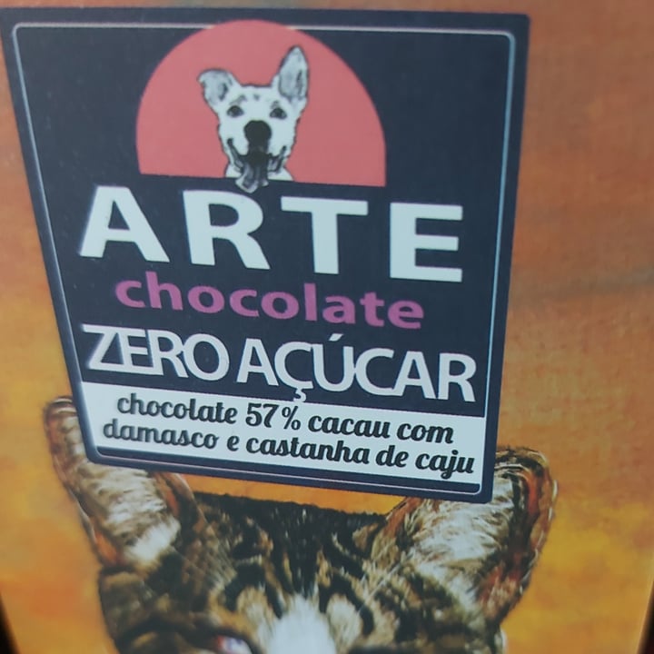 photo of Arte Chocolate Chocolate Zero Açúcar 55% Damasco e Castanha De Caju shared by @tseiiti on  13 May 2022 - review