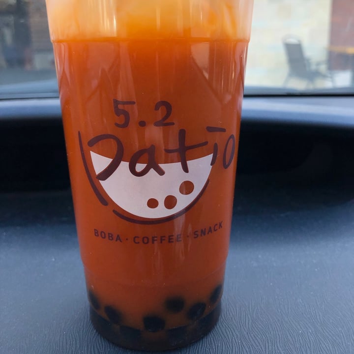 photo of 5.2 Patio Thai Tea with Boba shared by @thoseannoyingvegans on  27 Feb 2021 - review