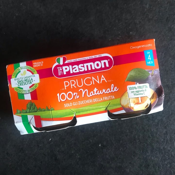 photo of Plasmon Omogeneizzato Di Prugna shared by @glottaveg93 on  05 Aug 2021 - review