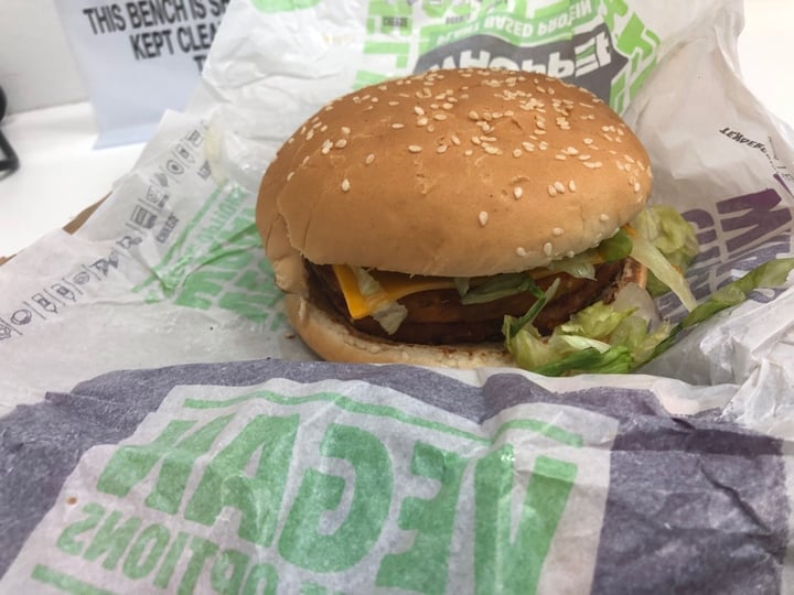 photo of Hungry Jacks Vegan Cheese Burger shared by @absfay on  04 Apr 2020 - review