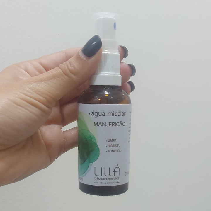 photo of Lillá biocosmectis Água Micelar de Manjericão shared by @larissadallorto on  10 May 2022 - review