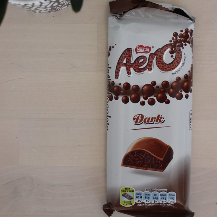 photo of Nestlé Aero Dark Chocolate shared by @britinsa on  19 Nov 2020 - review