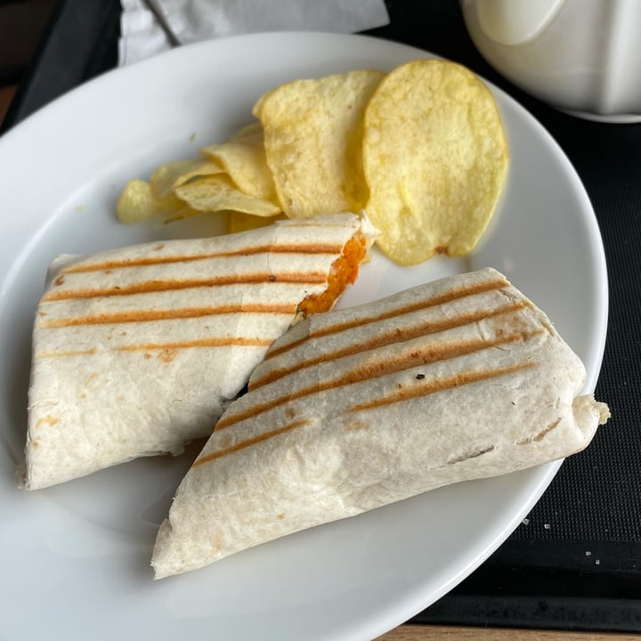 review photo of CatPawCino Cat Cafe Newcastle Sweet Potato & Hummus Wrap shared by @chloe1919 on 12 Nov 2021 - review