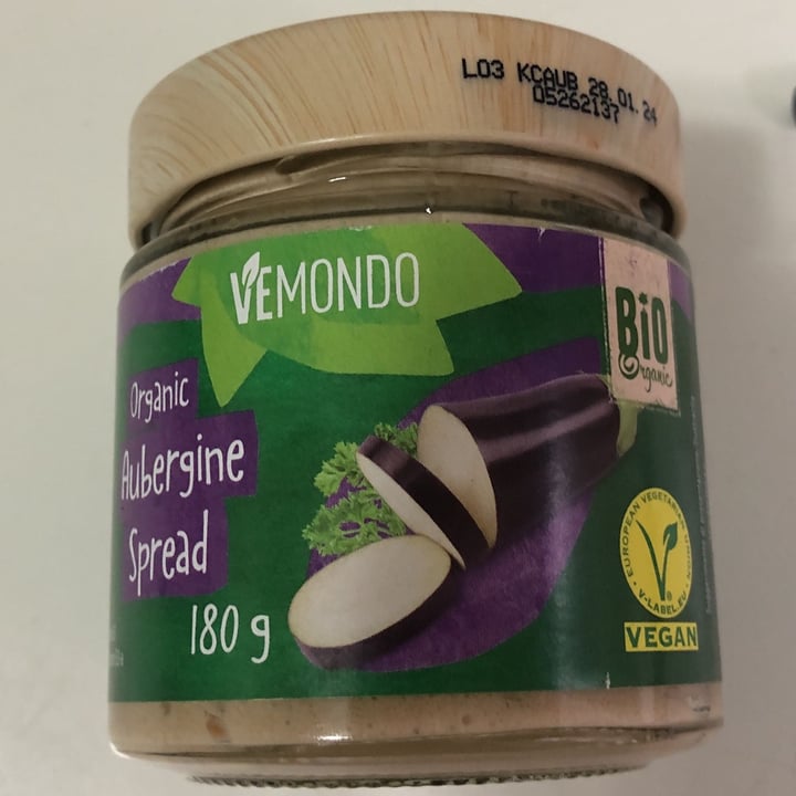 photo of Vemondo  Organic Aubergine Spread shared by @psychegle on  30 Oct 2022 - review