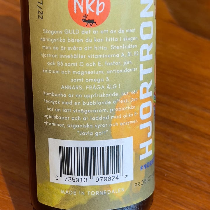 photo of Norrlands Kombucha Hjortron Kombucha shared by @ina-n on  30 Jun 2022 - review