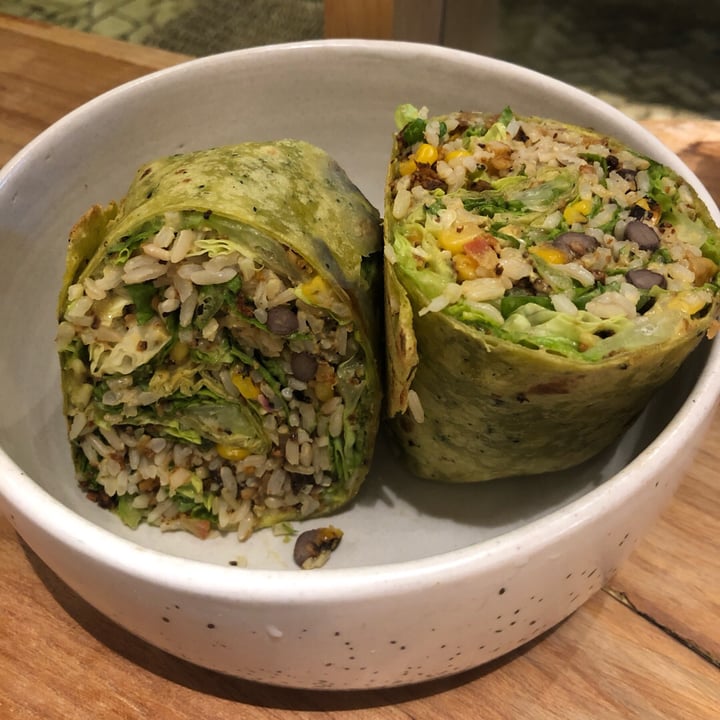 photo of The Roots Salad Bar Burrito Wrap shared by @justavegangirl on  30 Nov 2019 - review
