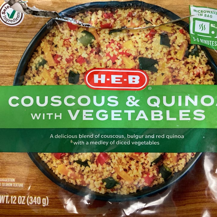 photo of H-E-B Couscous & Quinoa with Vegetables shared by @dekat on  23 Mar 2022 - review