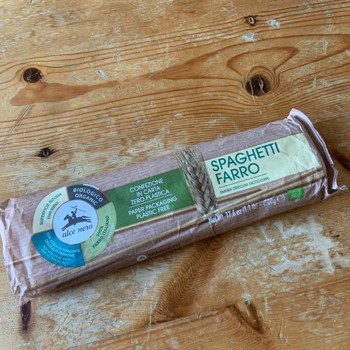 review photo of Alce Nero Spaghetti di farro shared by @peronaveg on 15 Nov 2022 - review