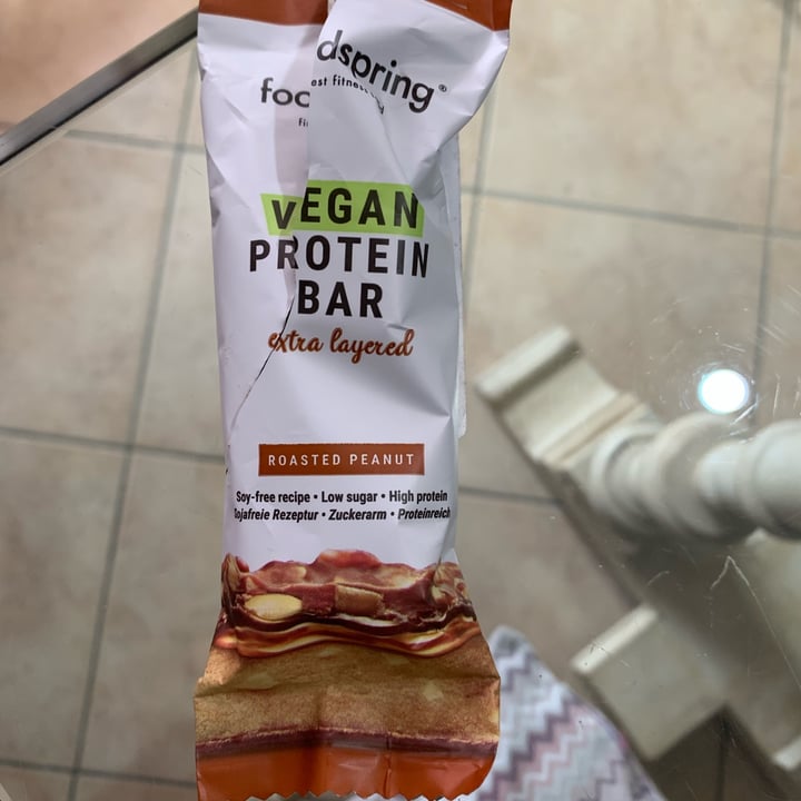 review photo of Foodspring Vegan Protein Bar Extra Layered shared by @demim on 08 May 2022 - review