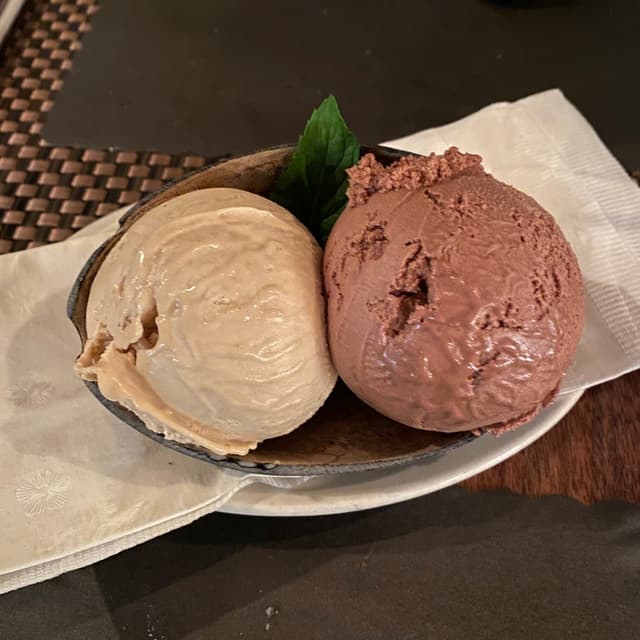 Photo of the dish “Coconut cacao sorbet”