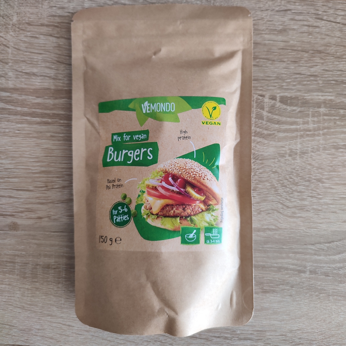 Mix for Vegan Burgers from Vemondo - Vegan Product Reviews & Ratings ...