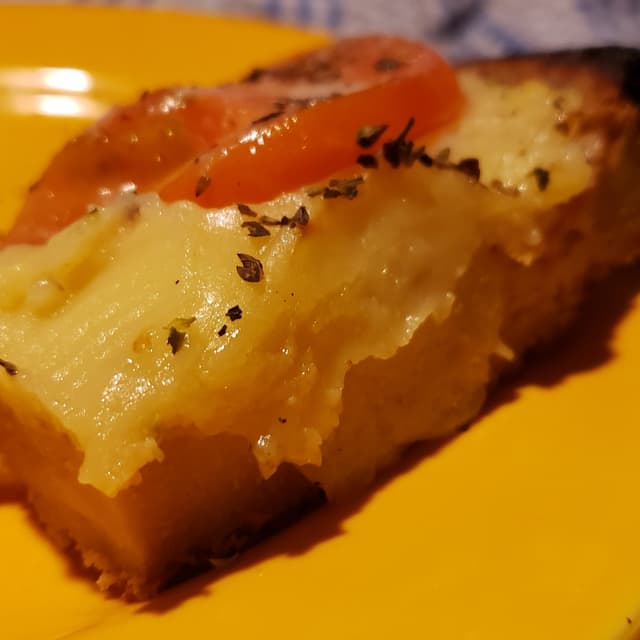 Photo of the dish “Faina con tomate y paparella”