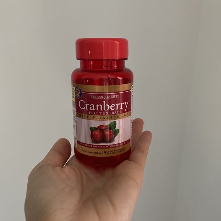 photo of Holland & Barrett Cranberry shared by @vybesarah on  17 Sep 2021 - review