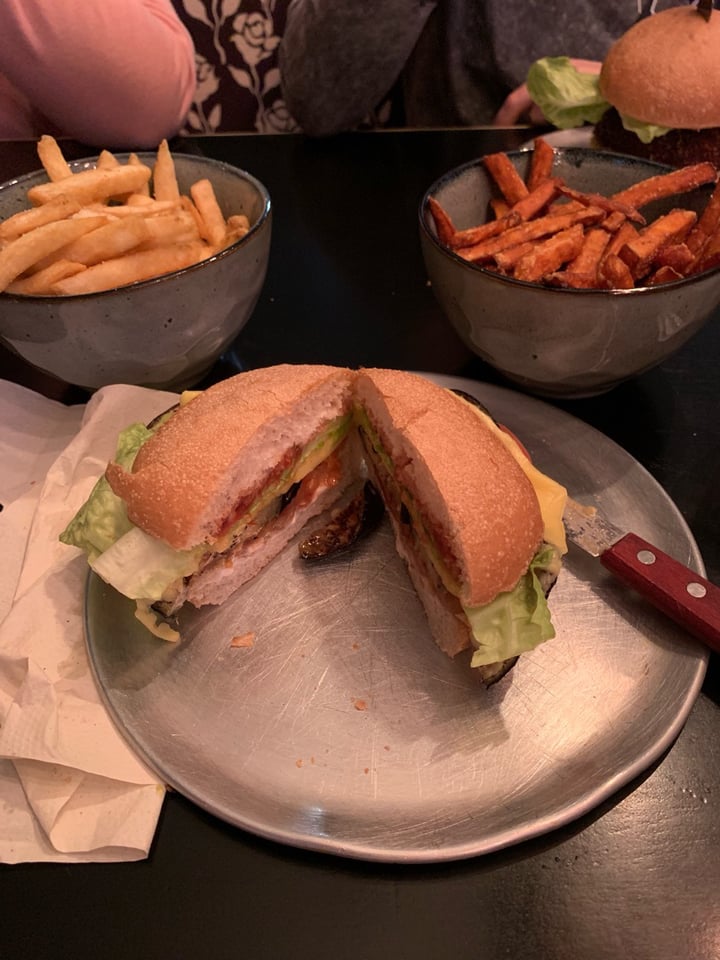 review photo of Good Company: Burgers, Brew and BBQ Eggplant Burger Special shared by @maddymoo12 on 24 Jul 2019 - review