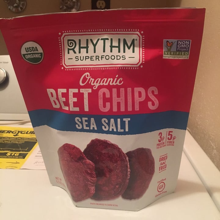 photo of Rhythm Superfoods Organic Beet Chips Sea Salt shared by @blairezie on  05 Jun 2019 - review