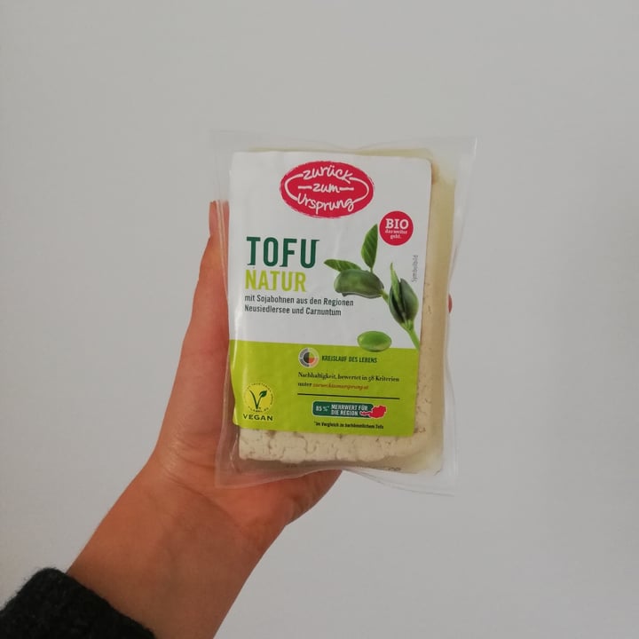 photo of Zurück zum Ursprung Natur Tofu shared by @johannaclaudia on  25 Dec 2020 - review