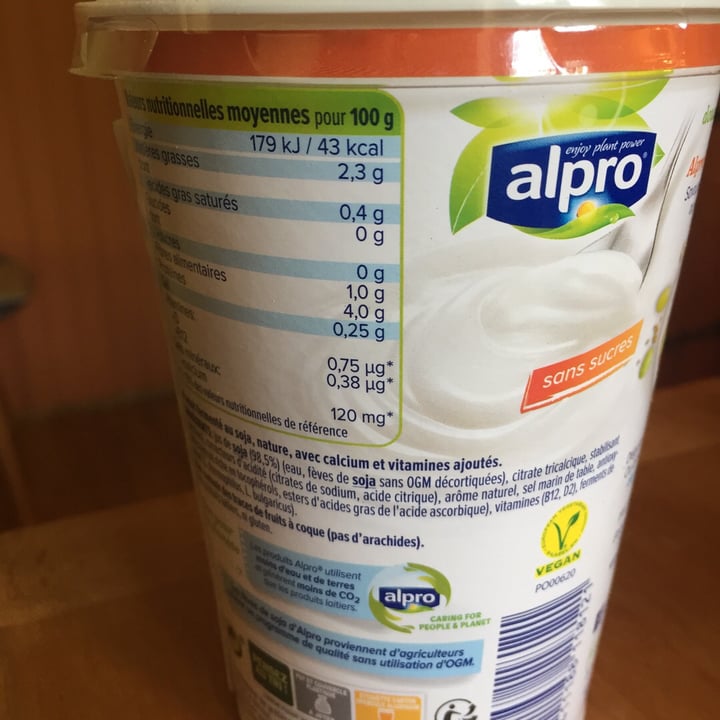 photo of Alpro Plain No Sugars shared by @lisab on  07 Jul 2019 - review