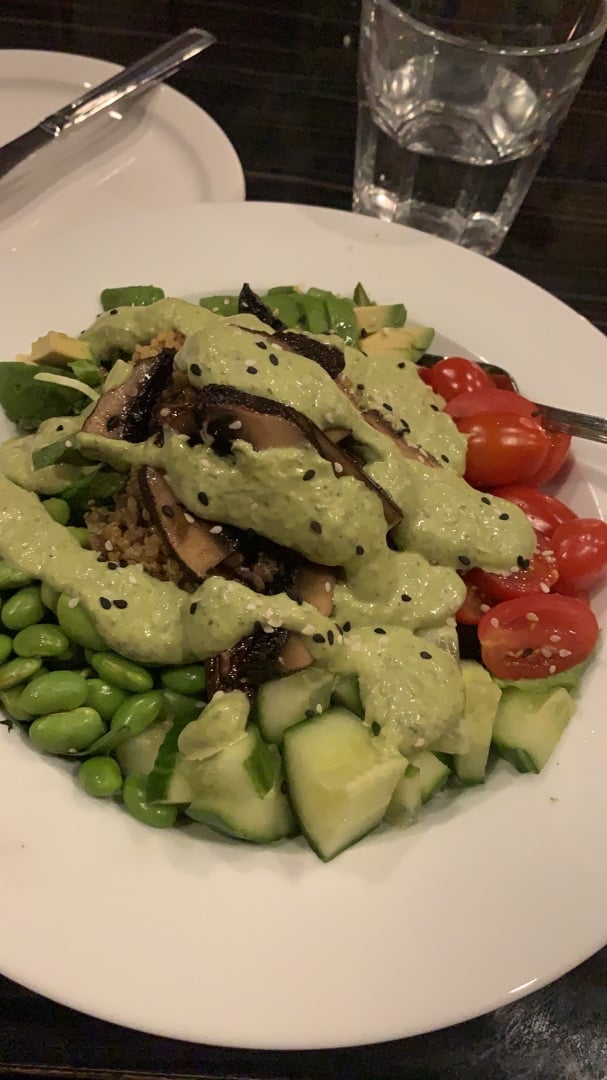 photo of York Rd Kitchen & Chocolate Bar Mushroom Poke Bowl shared by @jessicagarofalo on  13 Feb 2020 - review