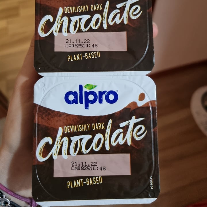 photo of Alpro Devilishly Dark Chocolate Plant-based Dessert shared by @clonthewave on  14 Jun 2022 - review