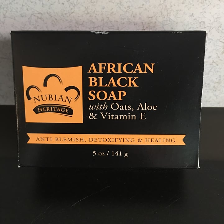 photo of Nubian heritage African black soap shared by @new-york-vegan on  30 May 2022 - review