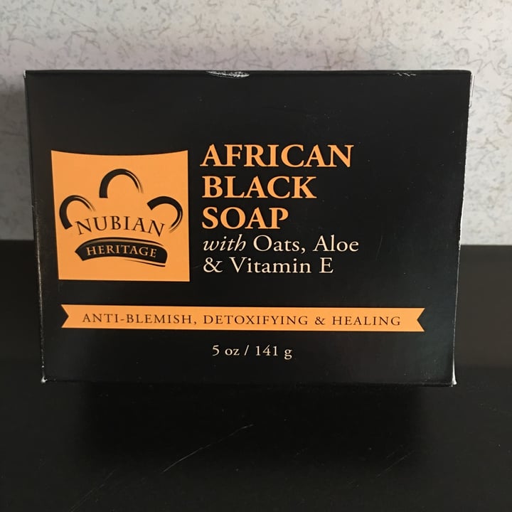 review photo of Nubian heritage African black soap shared by @new-york-vegan on 30 May 2022 - review