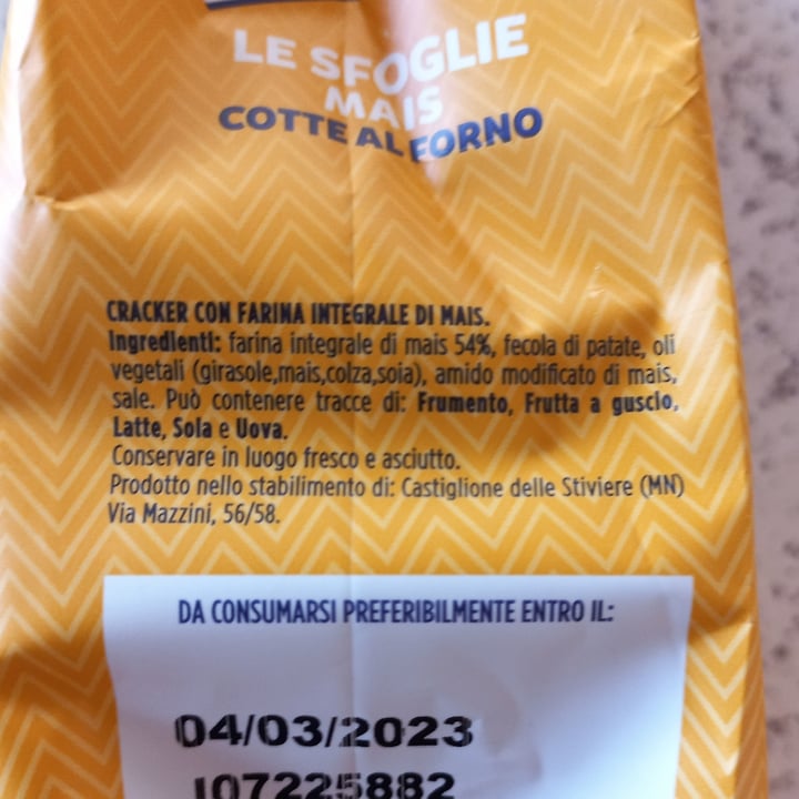 photo of Gran pavesi Le sfoglie - Mais shared by @emico on  30 Jul 2022 - review