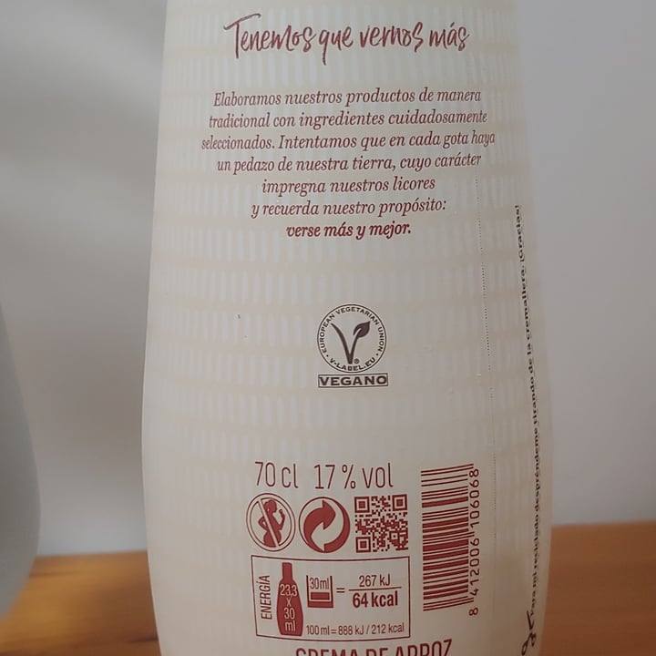 review photo of Ruavieja Licor Ruavieja crema de arroz shared by @albavegan on 06 Nov 2021 - review