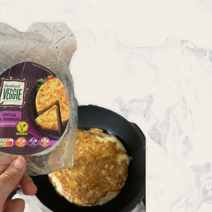 photo of Carrefour Veggie Tortilla De garbanzos shared by @love4animals on  13 Aug 2022 - review