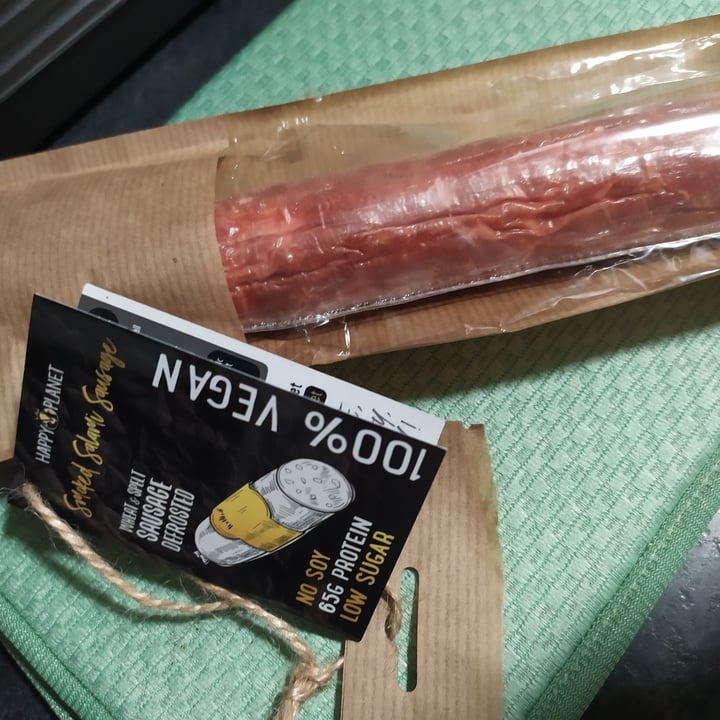 photo of Happy V Planet Vegan Hardwood Smoked Pepperoni shared by @airiin on  31 Mar 2021 - review