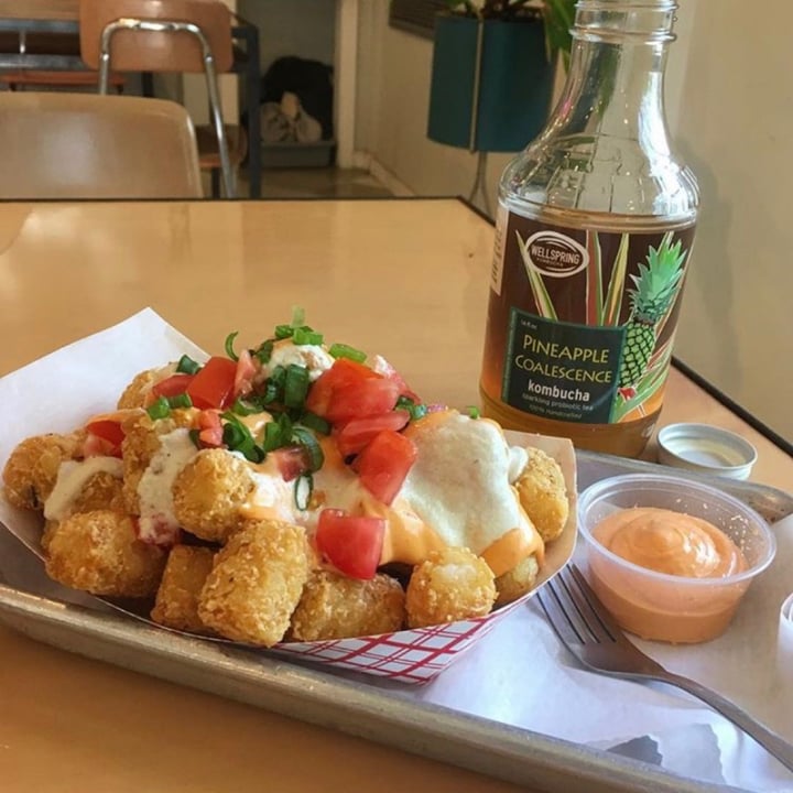 photo of Curia On The Drag Loaded Tater Tots (GF) shared by @thenightann on  27 Apr 2020 - review