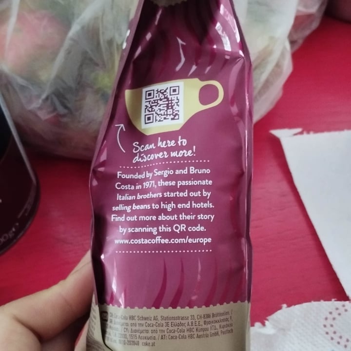 review photo of Costa Coffee dark roast ground espresso coffee shared by @gregpap on 06 Oct 2022 - review