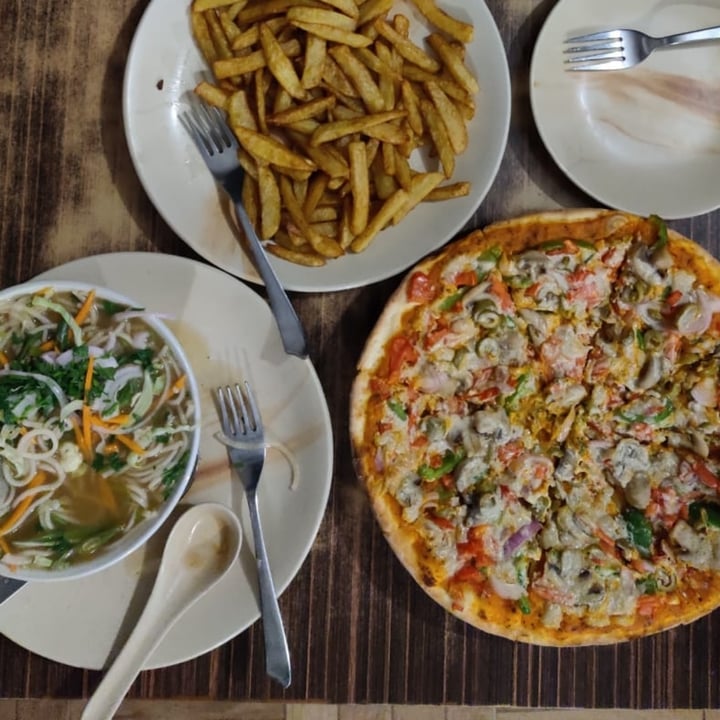 review photo of Tattv cafe Vegan Pizza shared by @rainy on 18 Oct 2020 - review