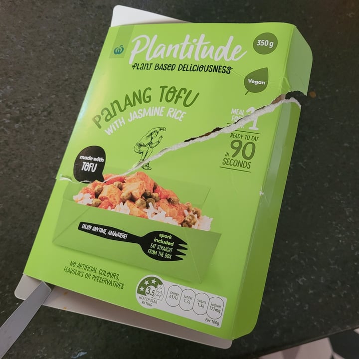 photo of Plantitude Panang Tofu shared by @ellythegeek on  04 Sep 2021 - review