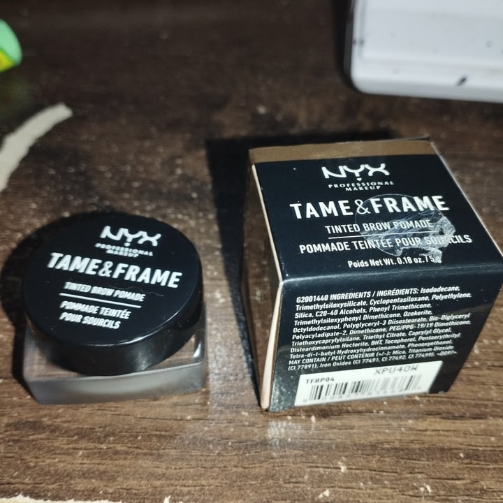 review photo of NYX Cosmetics Tame and Frame Brow Pomade shared by @sadnohe on 30 Jul 2022 - review