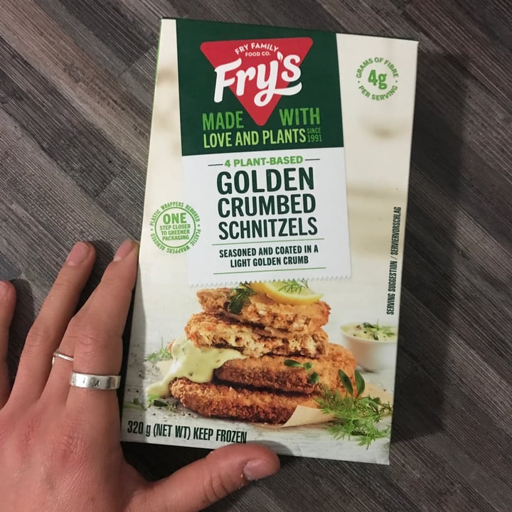 photo of Fry's Family Food Golden Crumbed Schnitzels shared by @meganimal on  12 Oct 2021 - review