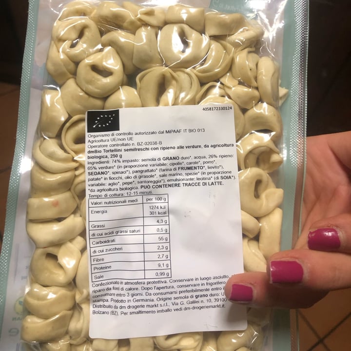 photo of dmBio Tortellini Gemüse shared by @robertacor on  22 Nov 2022 - review
