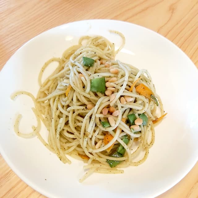 菜肴“Pesto Spaghetti”的照片