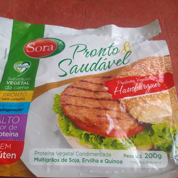 review photo of Sora Hambúrguer vegetal - Sora shared by @rayssaalencar on 10 Jul 2021 - review