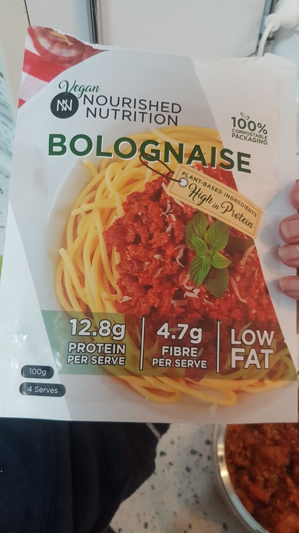 photo of Nourished Nutrition Bolognaise shared by @kmazz on  13 Jul 2020 - review