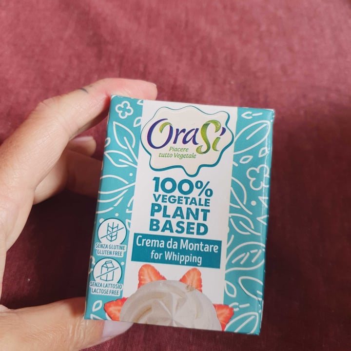 photo of OraSí 100% Plant based crema da montare shared by @ilaria73 on  20 Sep 2021 - review